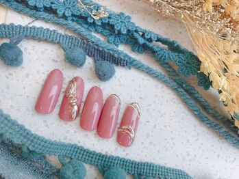 ネイルサロン&スクール ジーナ(GINA)/デートやお仕事にも綺麗めピンク