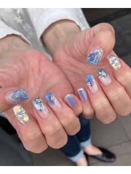 トータルサロン 白べぇーっ プラス/夏ネイル♪