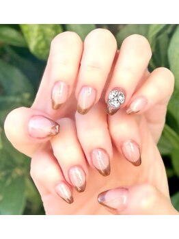 ネイルサロン K/スクエアフレンチ