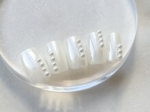 ワンアンドオンリー(One&Only)/ホワイトミラー×パールネイル