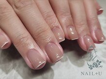 ネイルプラスユウ(NAIL+U)/スキニーフレンチネイル