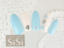 シシ(SiSi)/パステルブルー＆アーガイル★