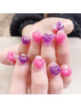 プライズアイリス アイラッシュ 池袋東口店(prize Iris eyelash)/ハートネイル【池袋】