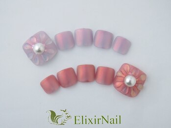 エリクサーネイル 池袋(Elixir Nail)/フット やり放題/クーポン使用