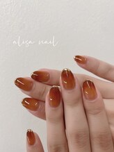 アリサネイル(ALISA NAIL)/ミラーフレンチ