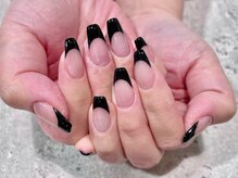アートネイル アルファ(Art Nail ALUFA)/黒フレンチ