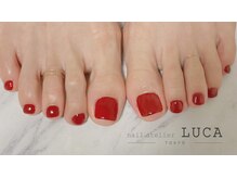 ネイルアトリエルカ(nail atelier LUCA)/N-23 フットネイル　ワンカラー