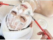 ブランシュ ギンザ(Blanche Ginza)/ピーリング前のバブル洗顔