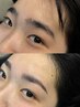 《眉毛の濃さが気になる方》美眉スタイリング[眉毛wax/メイク込]※間引き付き
