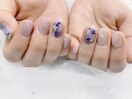 紫陽花ネイル