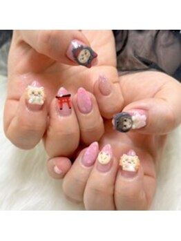 プリュム(Plume)/3D/推しネイル/キャラクター