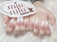 ミュウミュウ(miumiu)/冬×大人可愛いネイル