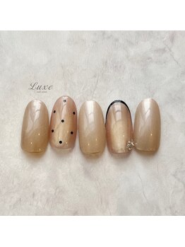 ネイルサロンリュクス (nailsalon Luxe)/マグネット&フレンチ