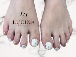 W-661　ドット×リボンフット