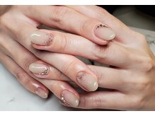 ネイルサロンブラン(nail salon BLANC)/グレージュの美爪ネイル