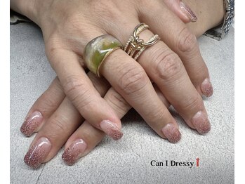 キャンアイドレッシー 三鷹ネイルサロン/ラメグラデーション