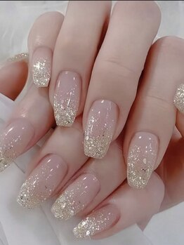 レイネ(Reine)の写真/【初回オフ無料】ラメグラデーション¥3740、ワンカラー ¥3960、長さだし1本¥440～OK◎