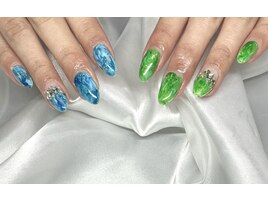 イメージカラーモチーフネイル