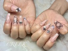 クリーク(CREEK)/秋色チェックフレンチおしゃれ