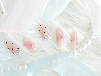 リーフオレンジアイラッシュ(leaf orange eyelash)/持ち込みデザインコース