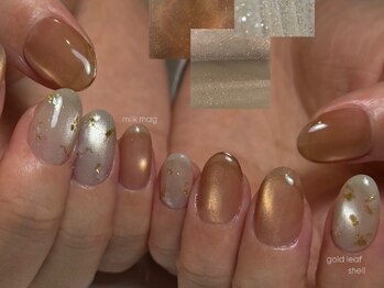 マグネット×ニュアンスネイル