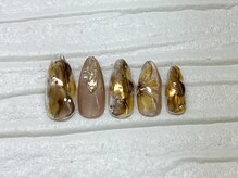 ひまわりネイル【トレンド】