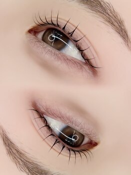 シックス バイ ダウ(6 by dow)の写真/夏に向けてまつげパーマが◎ナチュラル似合わせデザインで、可愛いお目元にします♪