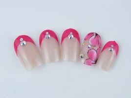 手描きフラワーネイル90分6930円
