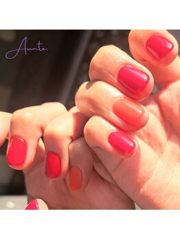 アンテ(Aunte.)/お好きな色をプラス♪