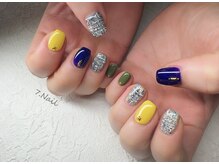 ナナネイル(7.Nail)/インパクトツイードネイル