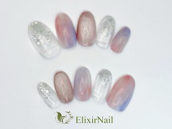 エリクサーネイル 神田(Elixir Nail)/シンプル/クーポン使用