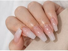 ソルア(solua.)の雰囲気（ちゅるん×うるつや。透明感あふれる上品ネイル.♪*.）