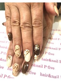 大人バレンタインネイル♪