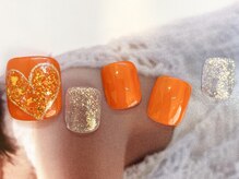 シエルネイルスタジオ 新宮店(Ciel nail studio)/【6780円】ハートのホログラム