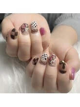 モモ(Momo)/バレンタインネイル