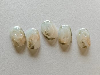 スリール(Sourire)の写真/シンプルに一癖でニュアンスネイルが人気◎絶妙なoriginal　colorでお客様の理想の手元を実現！