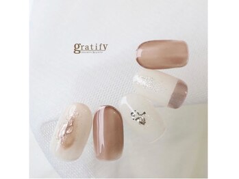 グラティフィープラスレスト(gratify＋rest)/大人ニュアンスネイル