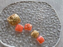 モノ(mono)/オレンジ×ゴールド