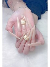 シンプルでも可愛いスーパーロングワンカラー