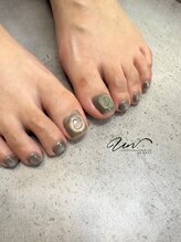 アンドットネイルズ(UN.nails)/フット親指アート