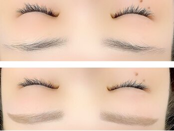 ルレーヴ 呉服町店(Le reve)の写真/【話題のハリウッドブロウリフト新規¥6200】気になる毛流れを整え、理想の眉毛をGET!お悩みのご相談も◎