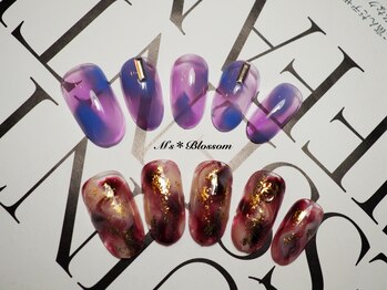 ネイルサロンアンドスクールエムズブロッサム(Nailsalon & school M's Blossom)/オフィスネイルコース￥5500