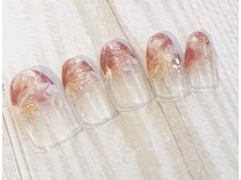 アミネイルズ(AmiNails)/クリアマーブル♪
