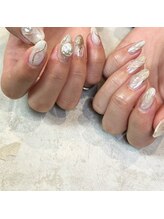 サロンドボーテネイル(salon de beaute NAIL)/【シンプルニュアンスデザイン】