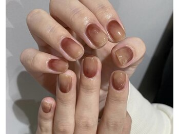 スー 新町店(Su___)の写真/【大人気nail＆eyeサロンSu＿＿＿】奥行感が絶妙なオリジナルマグネットネイル◎あなただけのデザインを。