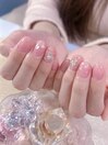 ナチュラルピンクネイル