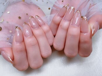 スノーネイルサロン 新宿店(Snow nail salon)/ラメフレンチ