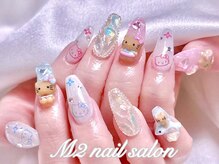 エムズ ネイルサロン(M2)/アシメトリーカラー日焼けキティ