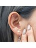 【話題の耳つぼジュエリー*両耳6粒】アクセ感覚で選べるスタンダードプラン