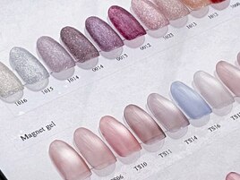 粒子サイズ様々マグネットネイル